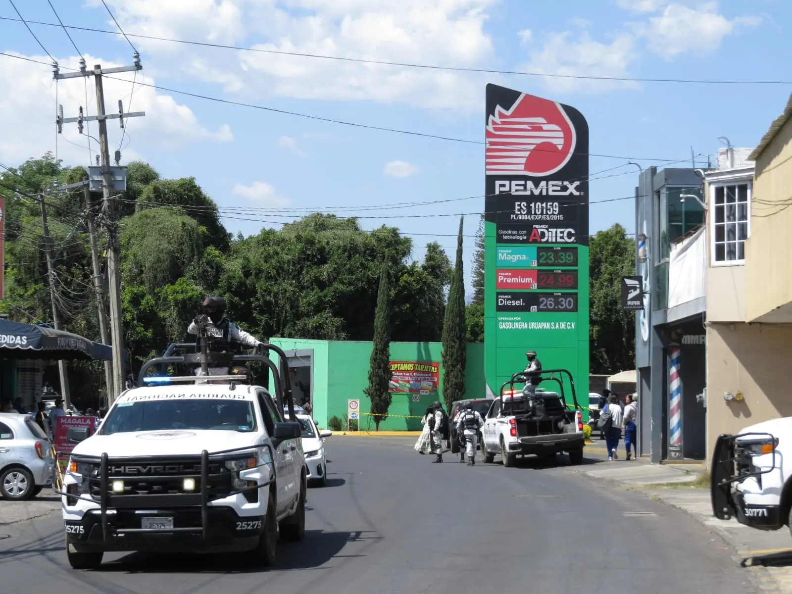 Dan muerte a despachador de gasolina en Uruapan