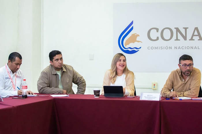 Dayana Pérez Mendoza gestiona ante Conagua soluciones para garantizar el abasto de agua en Ixtaro