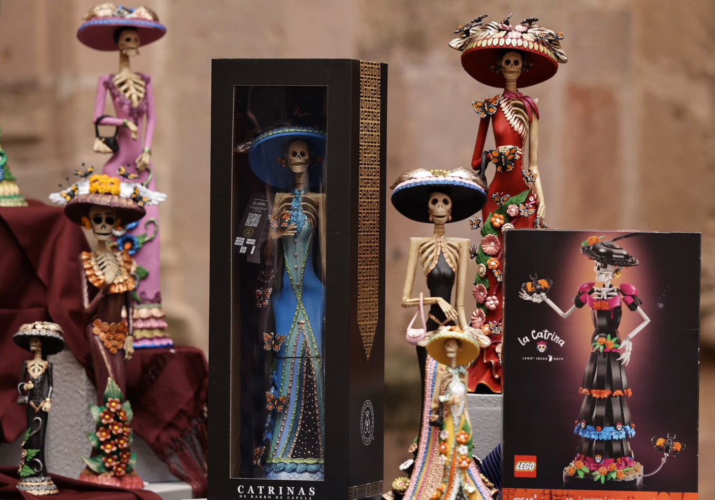 De Capula para el mundo: LEGO inmortaliza la tradicional Catrina de barro