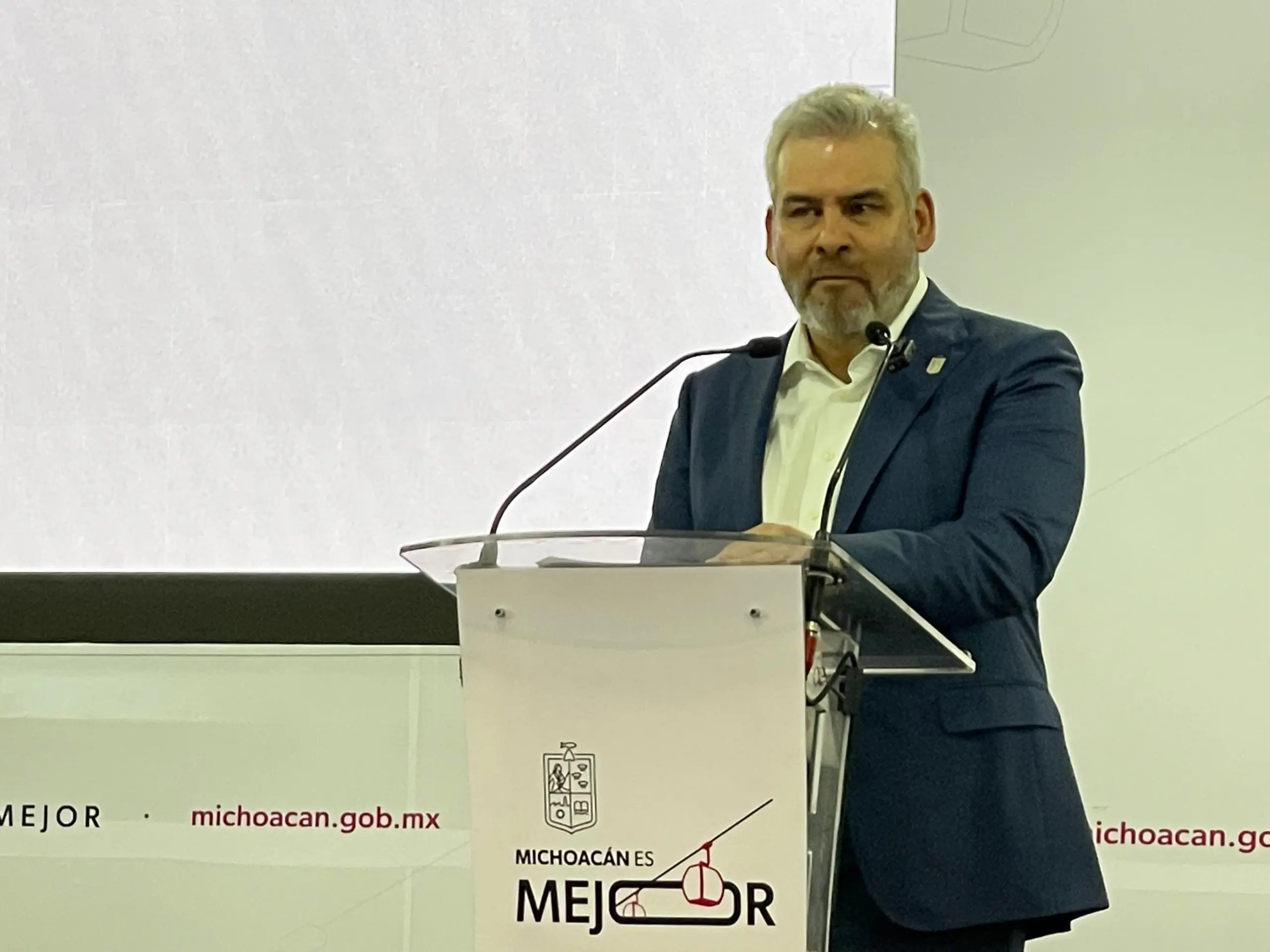 Declara Bedolla que nuevo titular de SSP tiene visto bueno por la federación