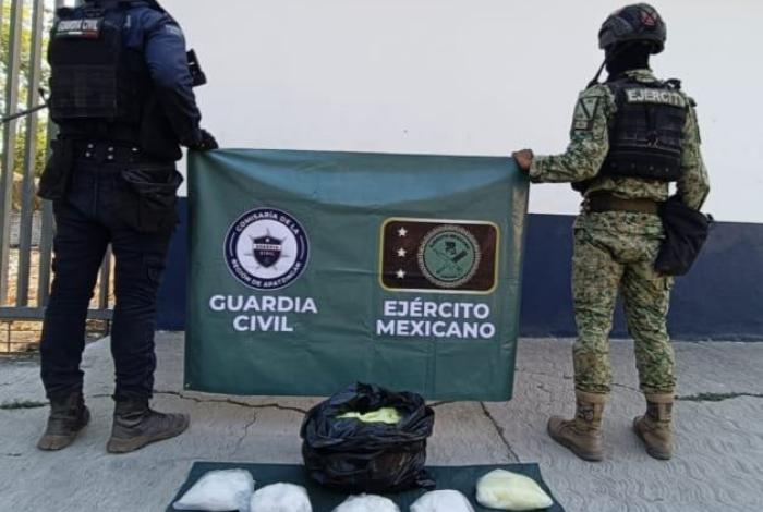  Decomisados 21 kilogramos de metanfetamina en Parácuaro: SSP