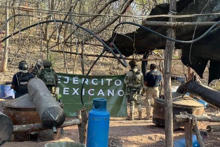 Defensa localiza y desmantela laboratorio clandestino en Turicato: SSP