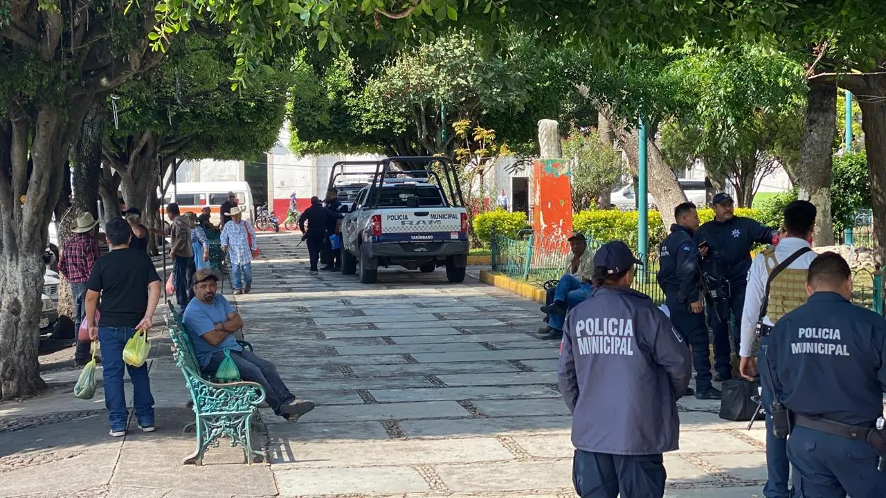 Dejan la cabeza de una fémina en la plaza de Tarímbaro