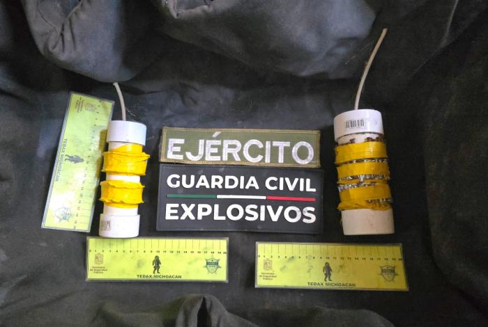 Desactivados 14 explosivos en Apatzingán y Tacámbaro, dentro del Plan Paricutín: SSP