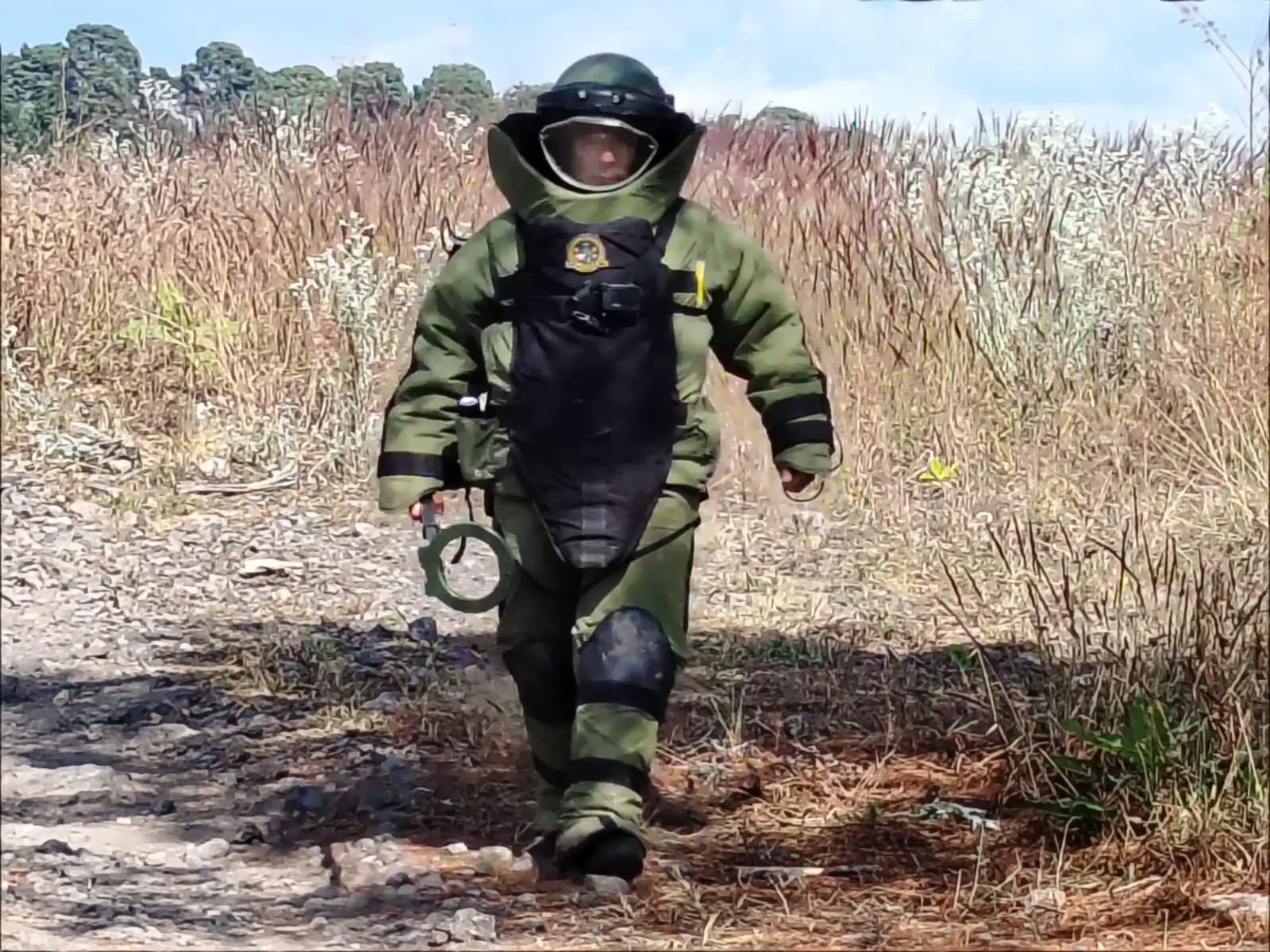 Desactivan artefacto explosivo en Nuevo Parangaricutiro