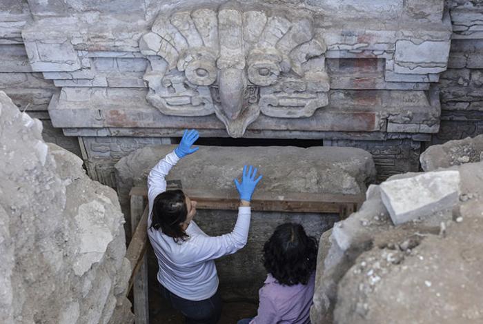 Descubren una milenaria tumba zapoteca del año 600 en Oaxaca