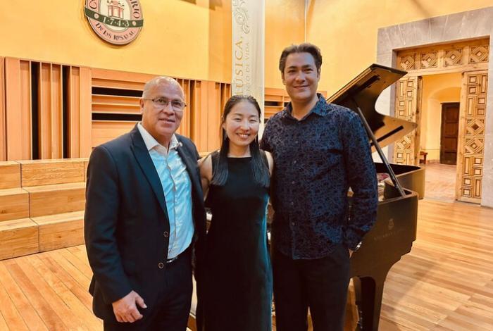 Desde Nuevo México, Yoshiko Arahata y Jorge Martínez engalanan Concierto de la Viola y el Piano en Morelia