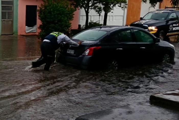  Despliega gobierno de Morelia operativo por lluvia