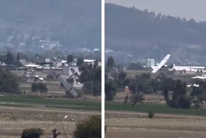 Desplome de avioneta en Puebla deja cuatro personas fallecidas