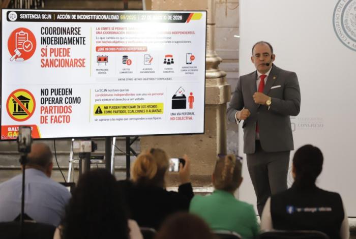 Detalla diputado Baltazar Gaona el aval de la SCJN a la Reforma Electoral aprobada por el Congreso del Michoacán