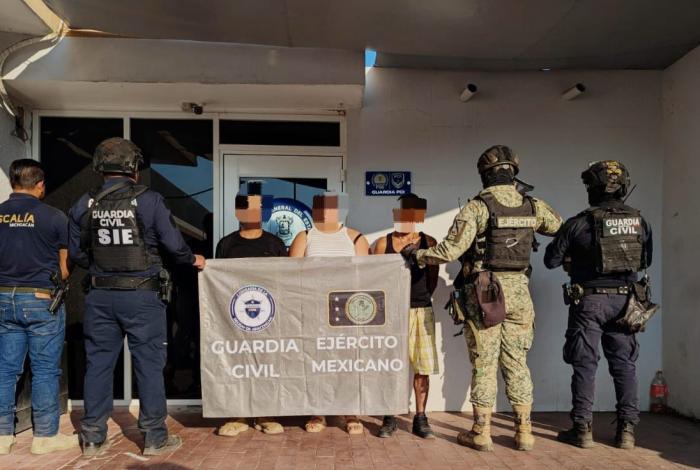 Detenidos 3 presuntos extorsionadores en Apatzingán: SSP