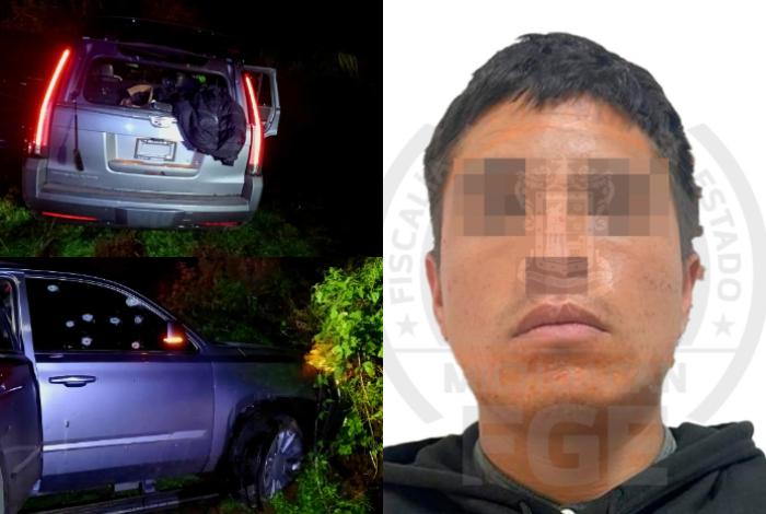 Detiene FGE a policía municipal de Ario por asesinato, tentativa de homicidio y secuestro agravado