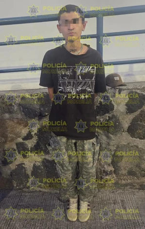 Detiene Policía Morelia a persona en posesión de narcóticos en Plaza San José