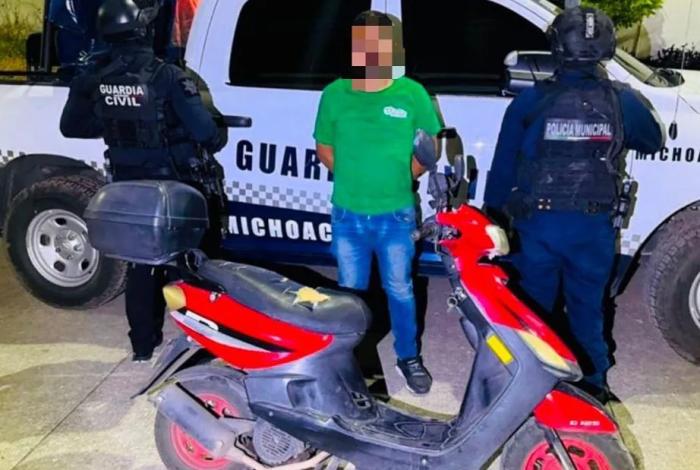 Detiene SSP a presunto asaltante de tiendas Oxxo en Zamora