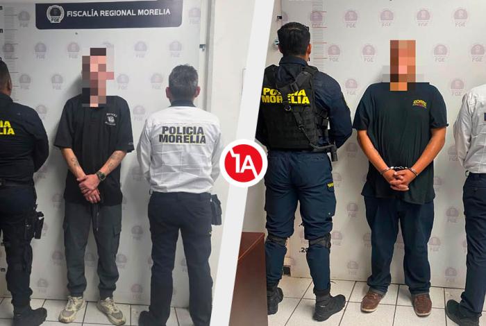 Detienen a dos ladr0nes en la Santiaguito, en Morelia
