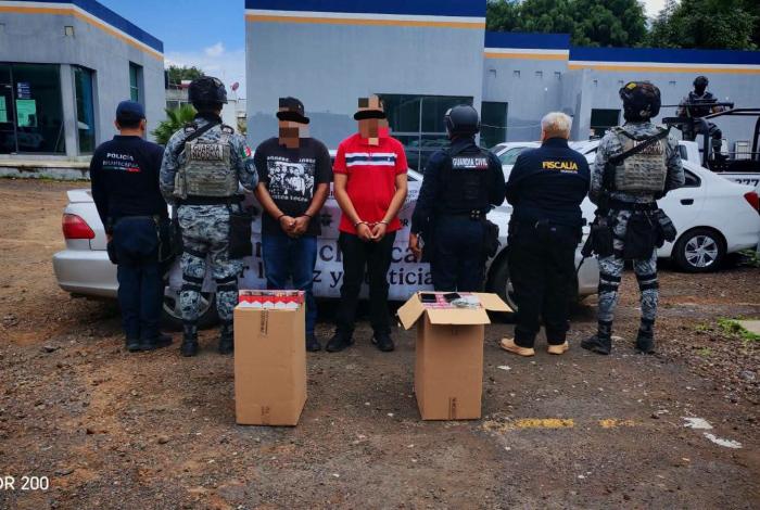 Detienen a dos por amenazas y venta forzosa a comerciantes en Uruapan