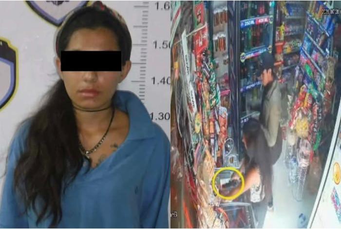 Detienen a joven señalada de participar en robo a tienda de abarrotes en Las Margaritas