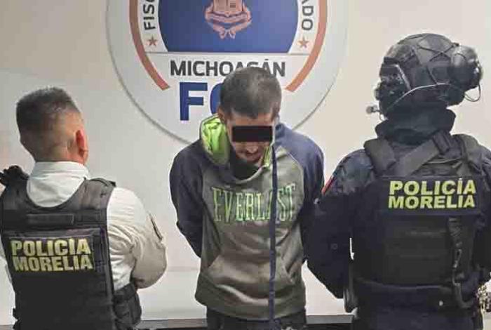 Detienen en Morelia a sospechoso de feminicidio y robos en la 3 de Agosto