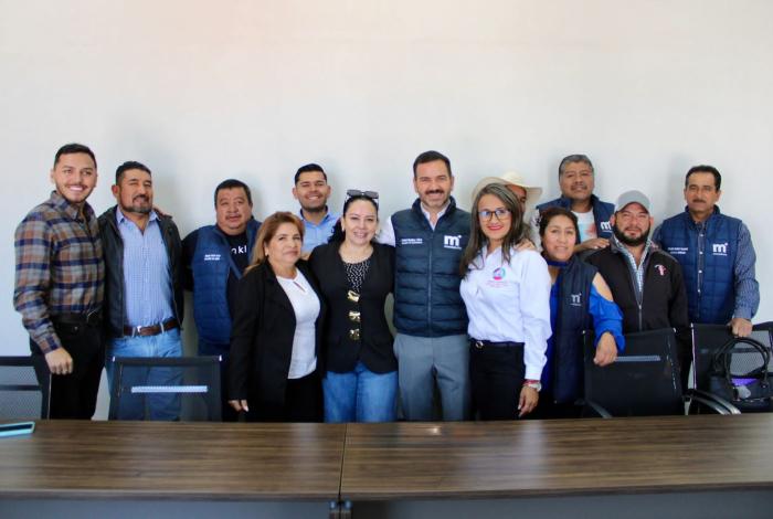 Diálogo que da resultados: Yankel refuerza coordinación con jefes de tenencia