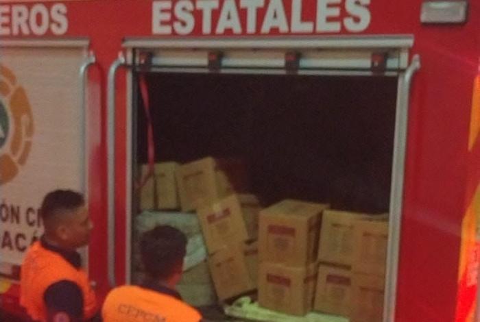 DIF Michoacán envía suministros para víctimas de la explosión en Coahuayana