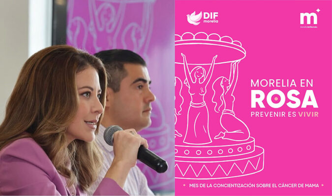 DIF Municipal lanza “Morelia en Rosa, Prevenir es Vivir”