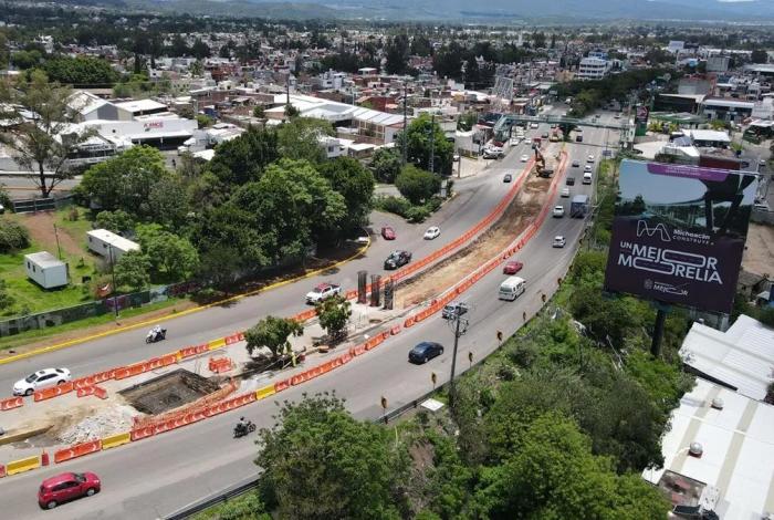 Distribuidor de salida a Pátzcuaro, una solución vial para el sur de la ciudad: SCOP