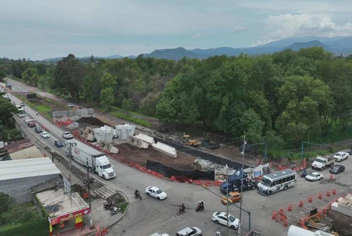 Distribuidor vial La Hielera en Uruapan con avance del 74 %: SCOP