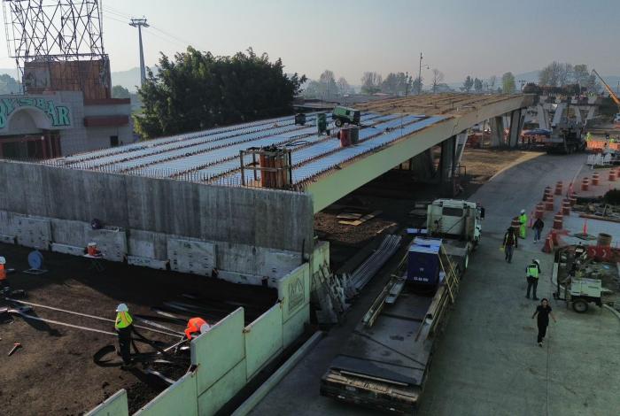 Distribuidor vial La Hielera en la recta final con el 87 % de avance: Rogelio Zarazúa