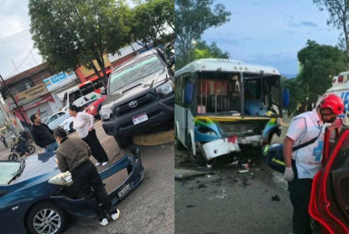 Domingo de choques en Morelia: Dos accidentes en la Madero Poniente