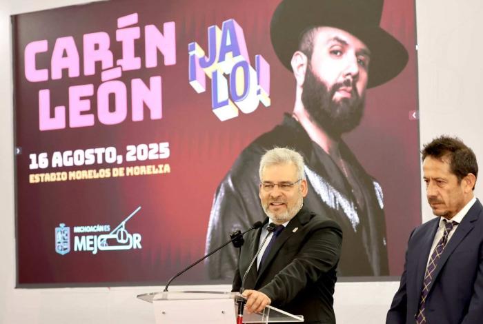 ¡Donar para disfrutar! Bedolla invita a fans de Carín León a participar en dinámica para concierto