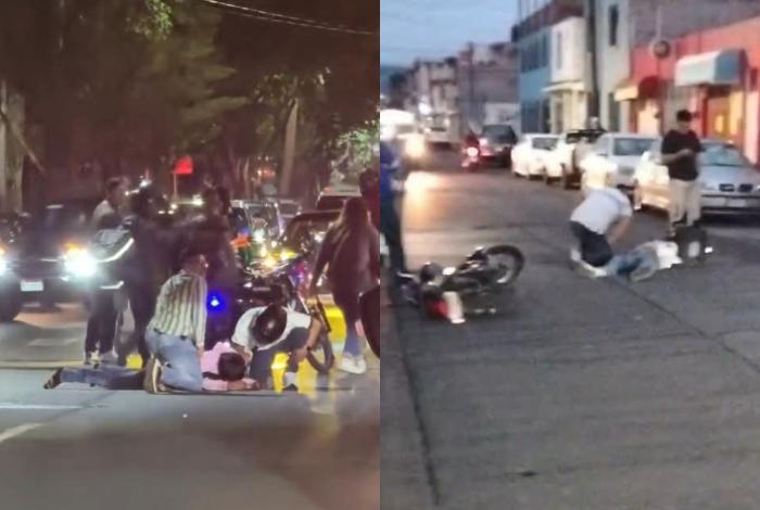 Dos personas resultan heridas en distintos accidentes viales en Morelia