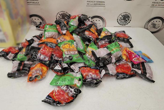 Droga oculta en dulces: Aseguran metanfetamina en empresa de paquetería de Morelia