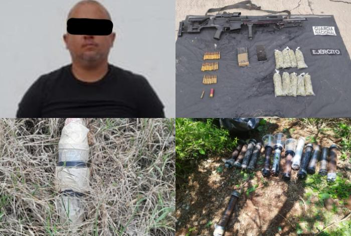 Ejército, Guardia Nacinal y SSP detienen al jefe de una célula delictiva en  Apatzingán