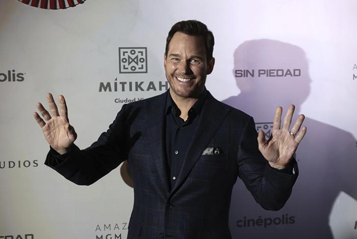 El actor estadounidense Chris Pratt presenta su filme ‘Mercy’ en Ciudad de México