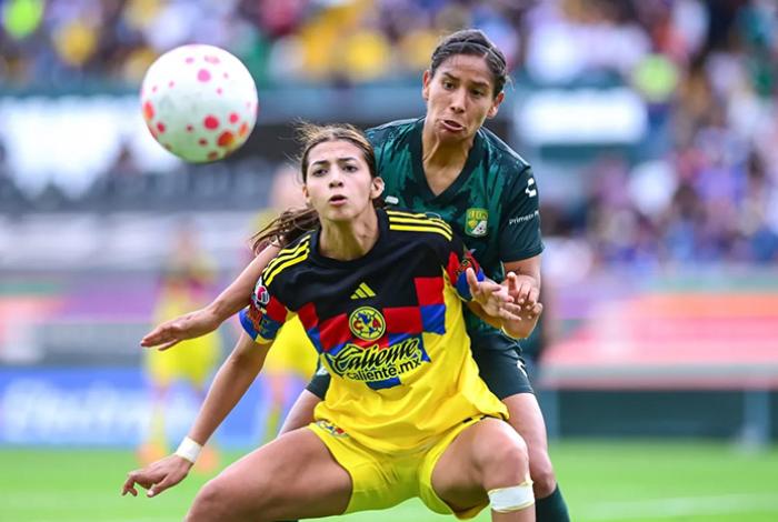 El América golea al León y mantiene paso perfecto en el Apertura femenil