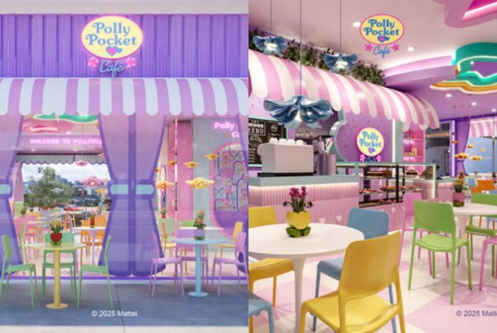 El mundo diminuto de Polly Pocket cobra vida en un café único en Monterrey