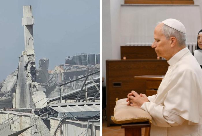 El papa llama a un “inmediato alto el fuego” tras condenar el ataque a parroquia de Gaza