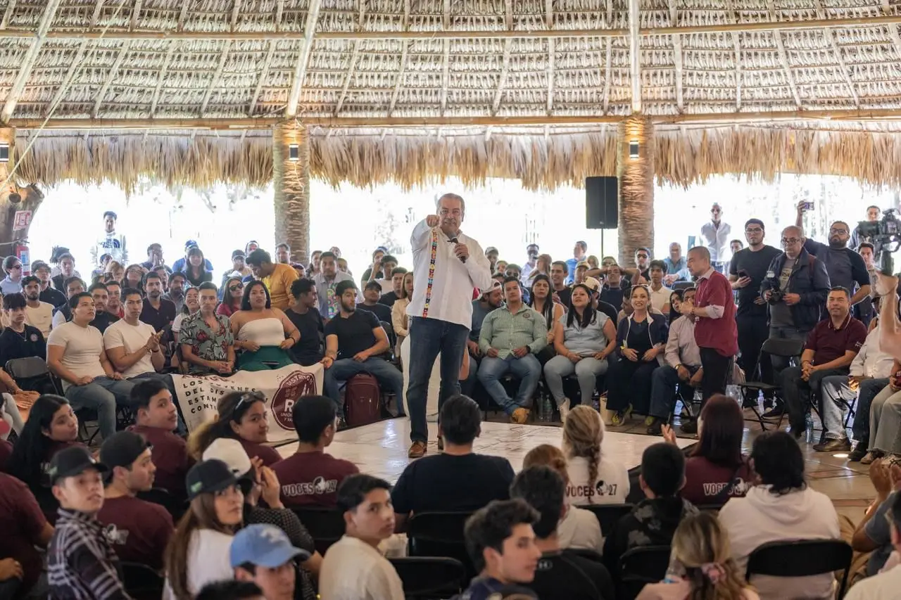  “El poder de la juventud es el factor para consolidar la transformación de Michoacán”: Morón