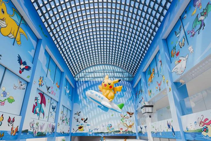 El primer aeropuerto con temática de Pokémon abrirá en julio sus puertas en Japón