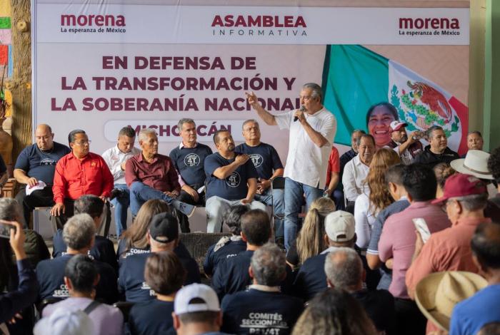 El pueblo de Michoacán mostrará firmeza en la defensa de la soberanía: Morón