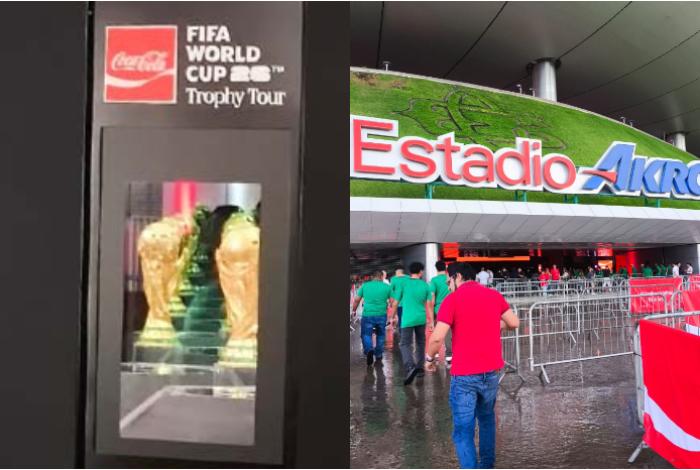 El Trofeo original del Mundial visita el Estadio Akron previo a la justa de 2026