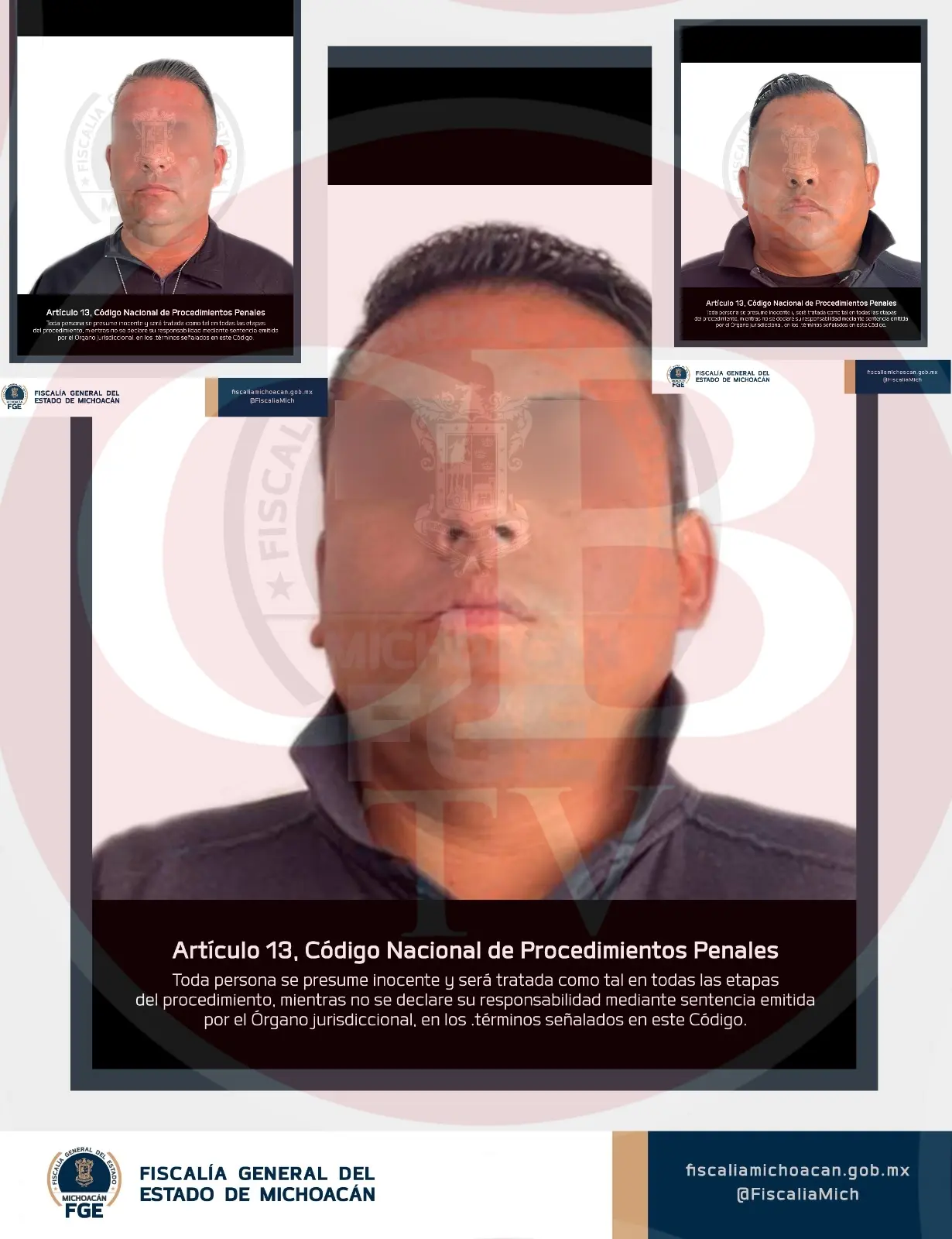 Emiten fallo condenatorio contra tres policías de Zamora, responsables del delito de desaparición forzada