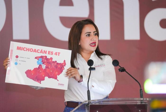 En 2027 se ratificará la fuerza de Morena en Michoacán: Gladyz Butanda
