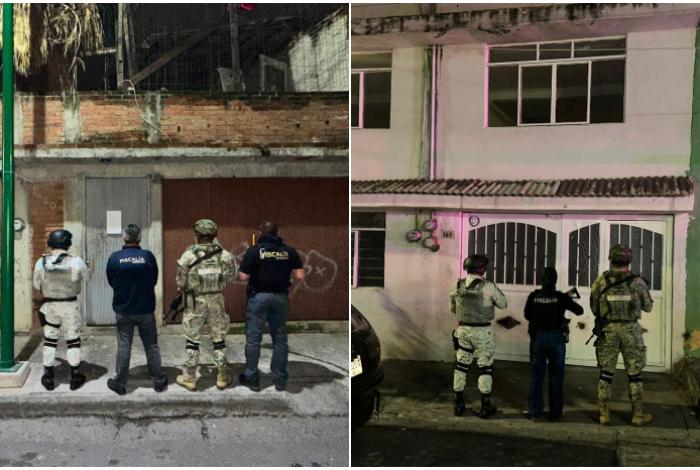 En cateos en Morelia, FGE asegura más de mil 400 dosis de cristal y detiene a 3 personas