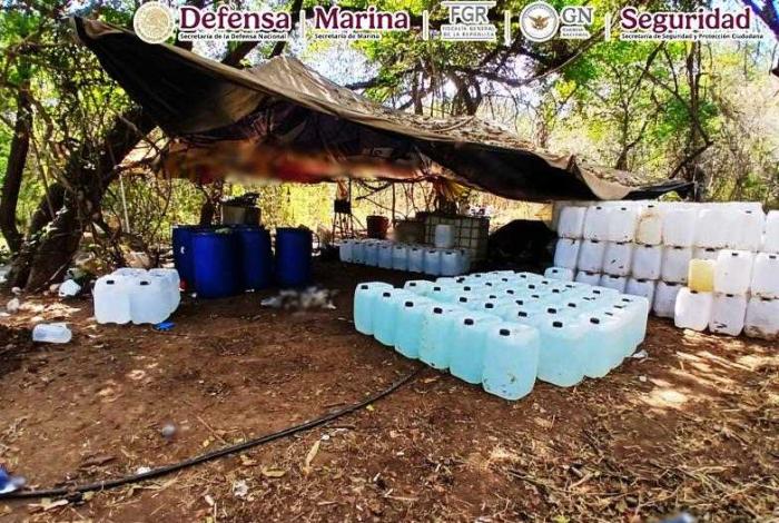 En diversas acciones operativas en Sinaloa, aseguran droga y sustancias químicas