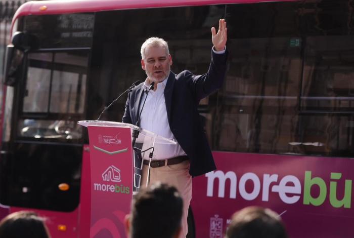 En el Morebús viajarás rápido y seguro por el mismo precio que el transporte público: Bedolla