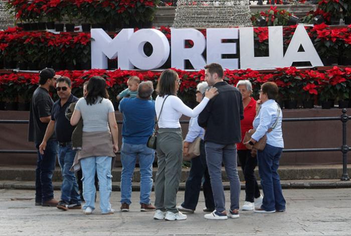 En febrero, la mitad de turistas llegados a Morelia fueron extranjeros