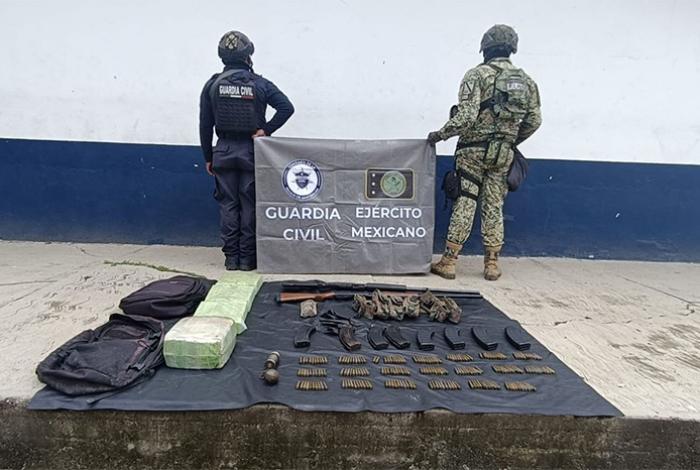 En julio, SSP aseguró 60 armas de fuego y 11 explosivos en operativos en Michoacán