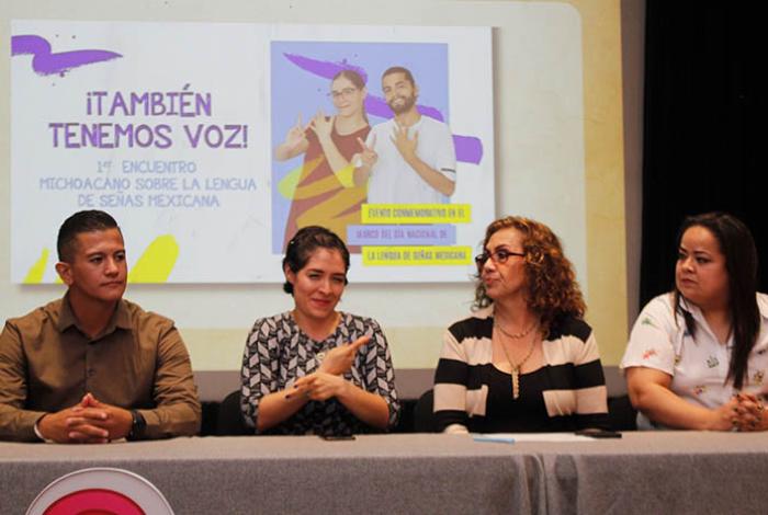 En junio se realizará el Segundo Encuentro Michoacano de la Lengua de Señas Mexicana