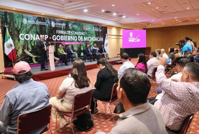 En Michoacán vamos por más de 500 mil hectáreas de Áreas Naturales Protegidas: Bedolla